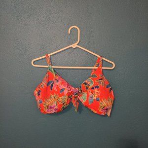 Swimsuits For All Mentor Tie Front Bikini Top